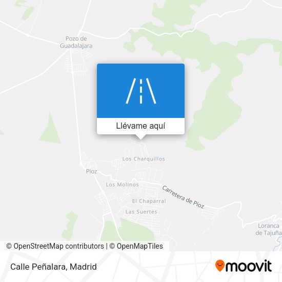 Mapa Calle Peñalara