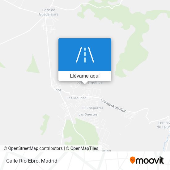 Mapa Calle Río Ebro