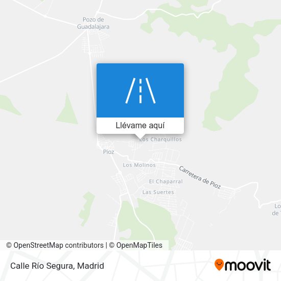Mapa Calle Río Segura