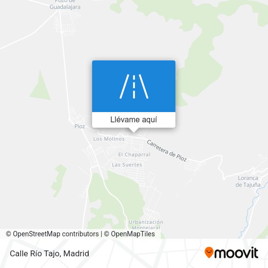 Mapa Calle Río Tajo