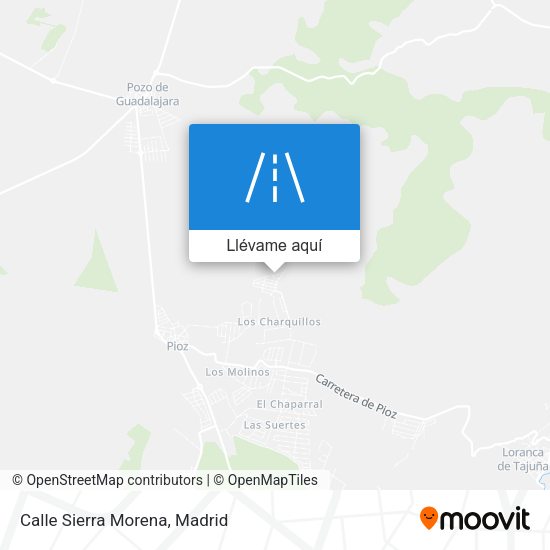 Mapa Calle Sierra Morena