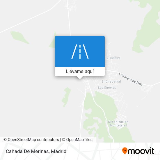 Mapa Cañada De Merinas