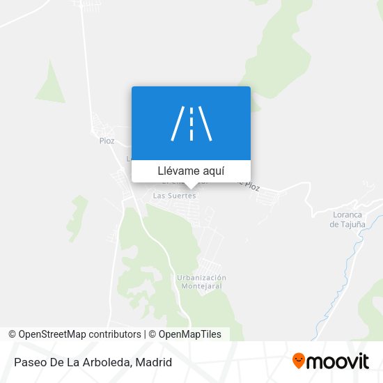 Mapa Paseo De La Arboleda