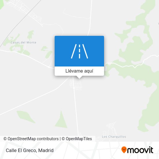 Mapa Calle El Greco