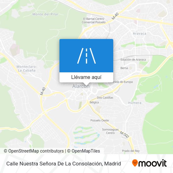 Mapa Calle Nuestra Señora De La Consolación