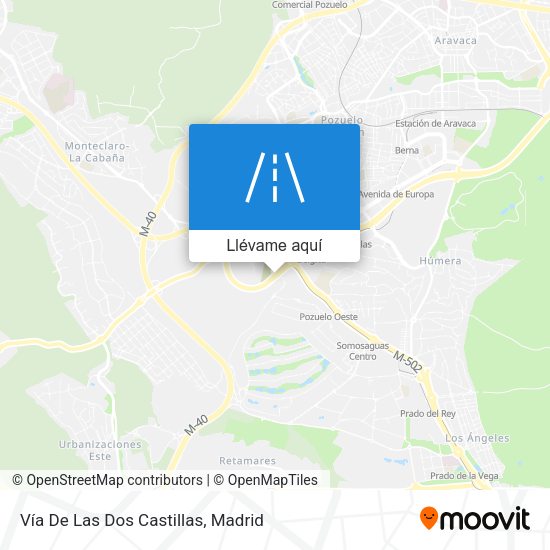 Mapa Vía De Las Dos Castillas