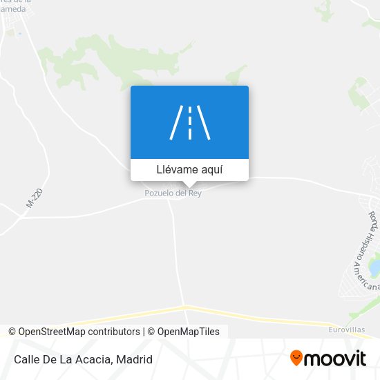 Mapa Calle De La Acacia