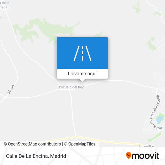 Mapa Calle De La Encina