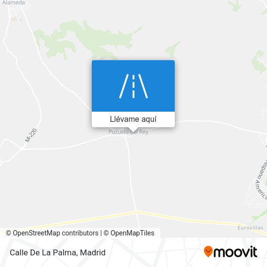 Mapa Calle De La Palma