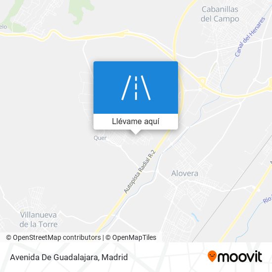 Mapa Avenida De Guadalajara