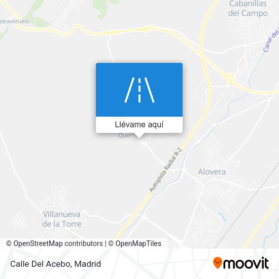 Mapa Calle Del Acebo