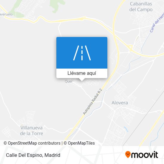 Mapa Calle Del Espino