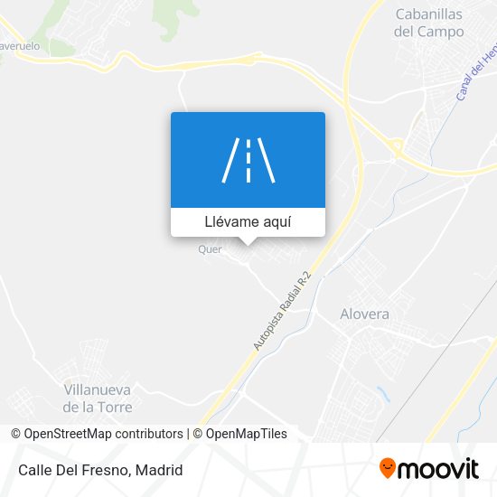 Mapa Calle Del Fresno