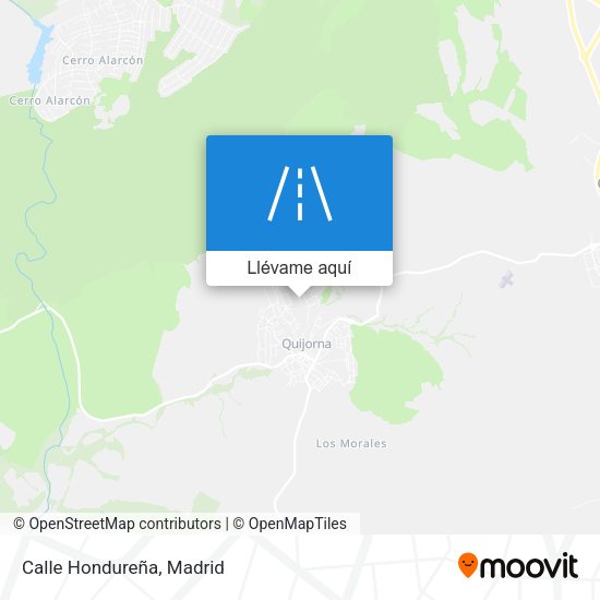 Mapa Calle Hondureña