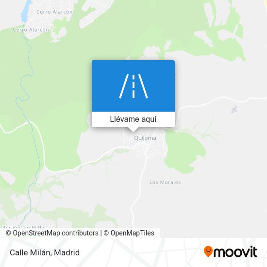 Mapa Calle Milán