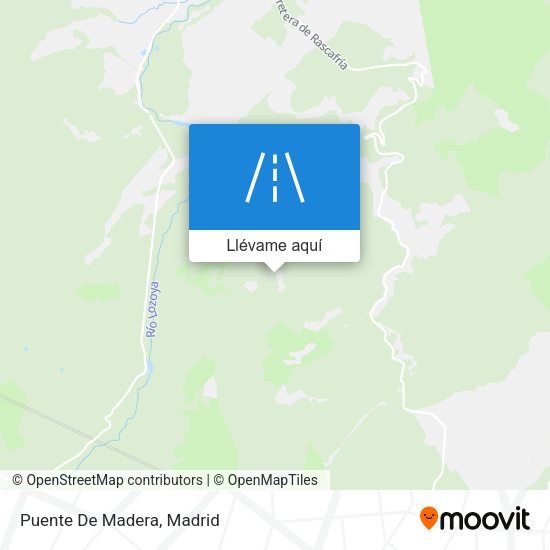Mapa Puente De Madera