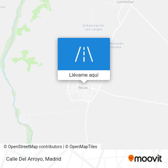 Mapa Calle Del Arroyo