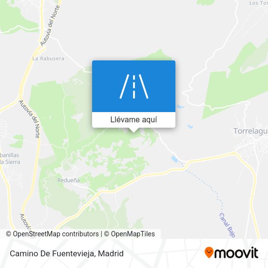 Mapa Camino De Fuentevieja