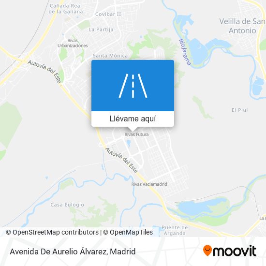 Mapa Avenida De Aurelio Álvarez