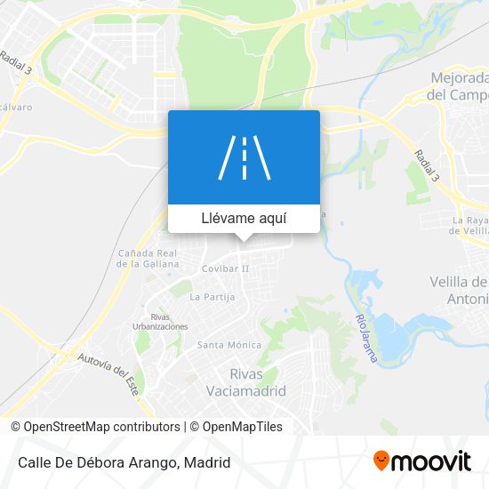 Mapa Calle De Débora Arango
