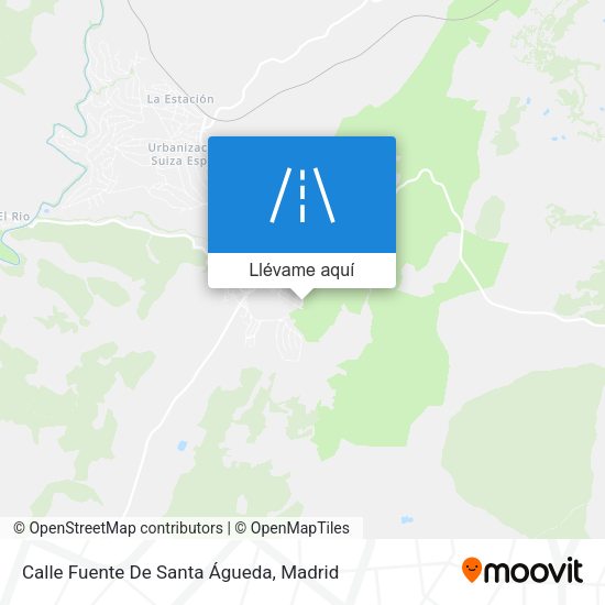 Mapa Calle Fuente De Santa Águeda