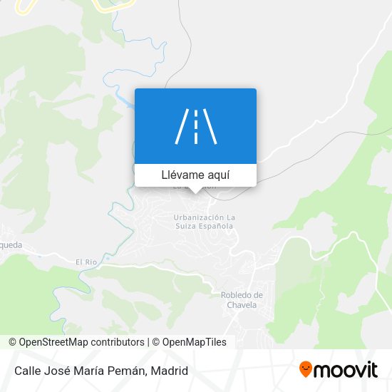 Mapa Calle José María Pemán