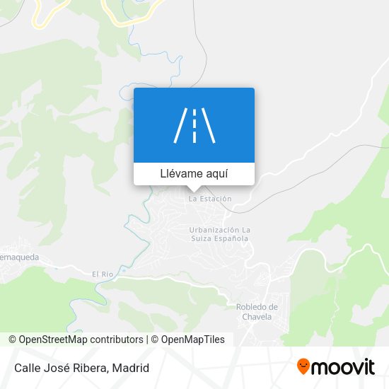 Mapa Calle José Ribera