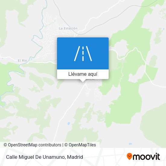 Mapa Calle Miguel De Unamuno