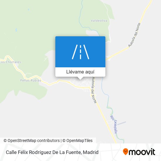 Mapa Calle Félix Rodríguez De La Fuente