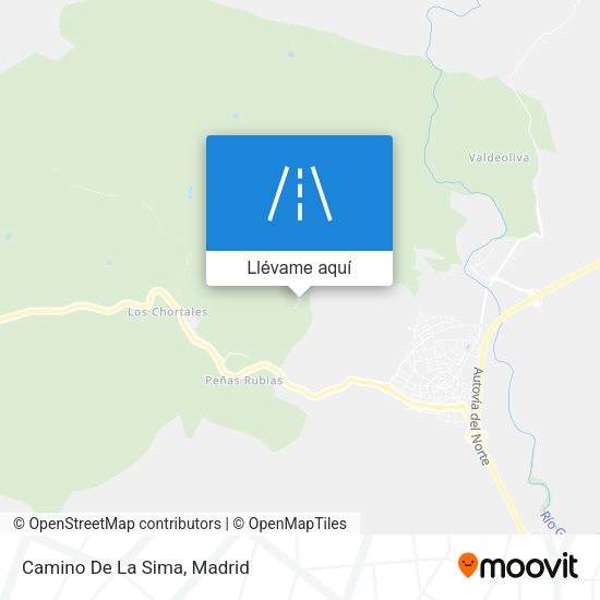 Mapa Camino De La Sima