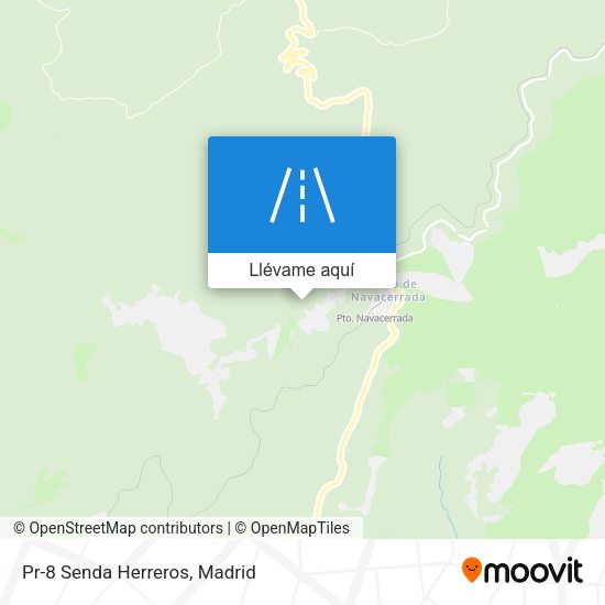Mapa Pr-8 Senda Herreros