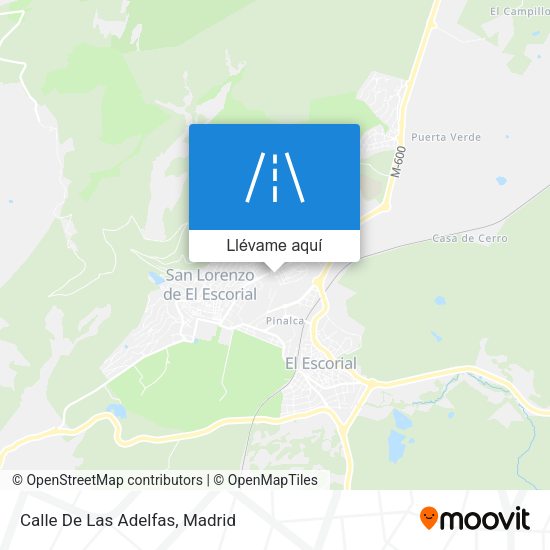 Mapa Calle De Las Adelfas