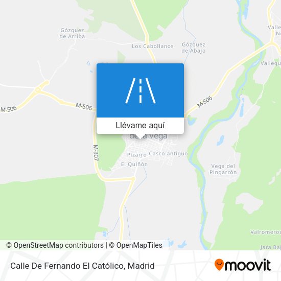Mapa Calle De Fernando El Católico