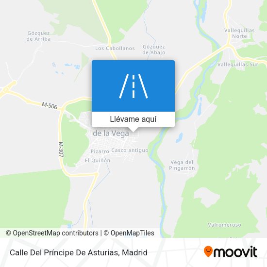 Mapa Calle Del Príncipe De Asturias