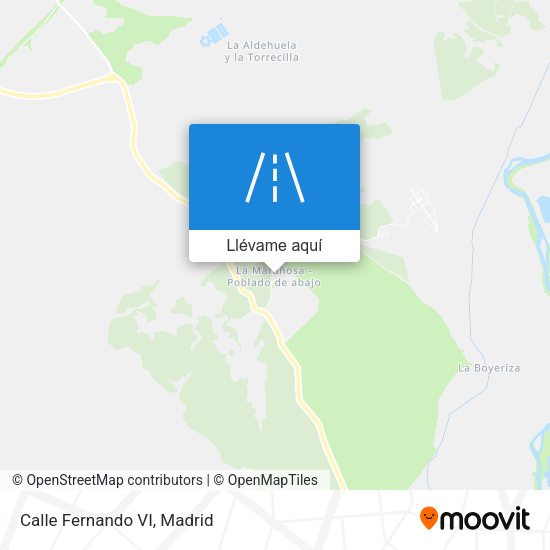 Mapa Calle Fernando VI