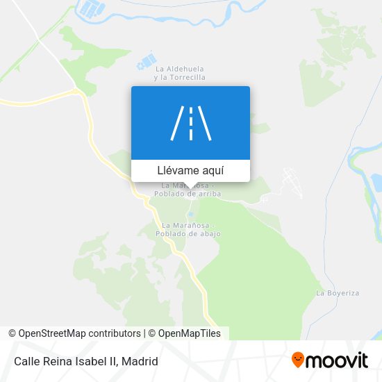 Mapa Calle Reina Isabel II