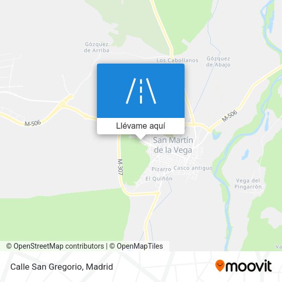 Mapa Calle San Gregorio
