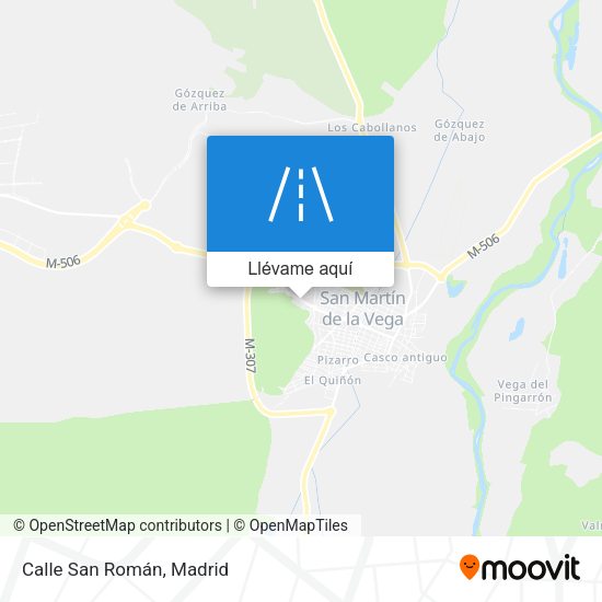 Mapa Calle San Román