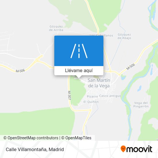 Mapa Calle Villamontaña