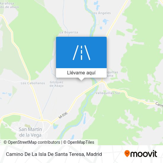 Mapa Camino De La Isla De Santa Teresa