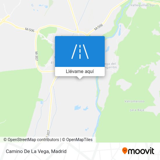 Mapa Camino De La Vega
