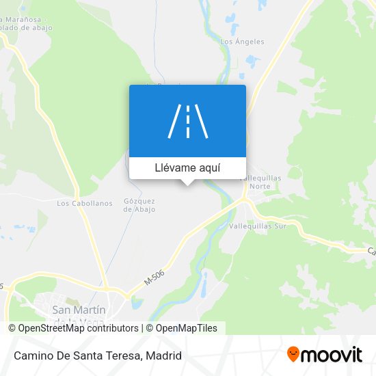 Mapa Camino De Santa Teresa
