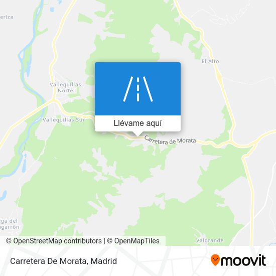 Mapa Carretera De Morata