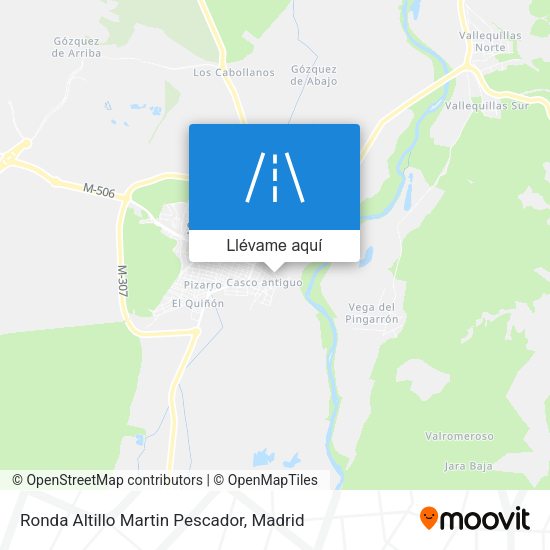 Mapa Ronda Altillo Martin Pescador