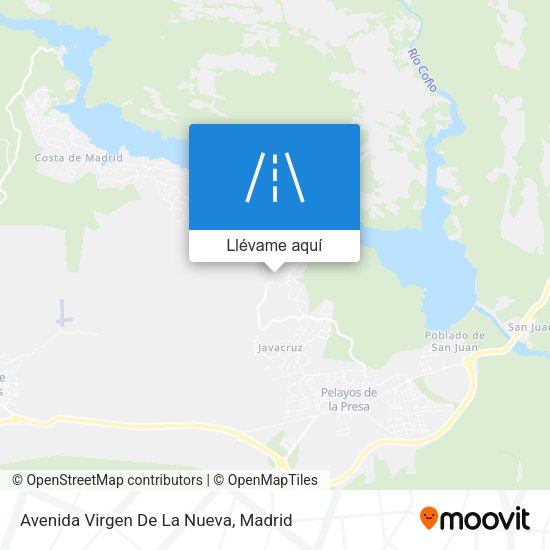 Mapa Avenida Virgen De La Nueva