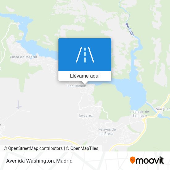 Mapa Avenida Washington
