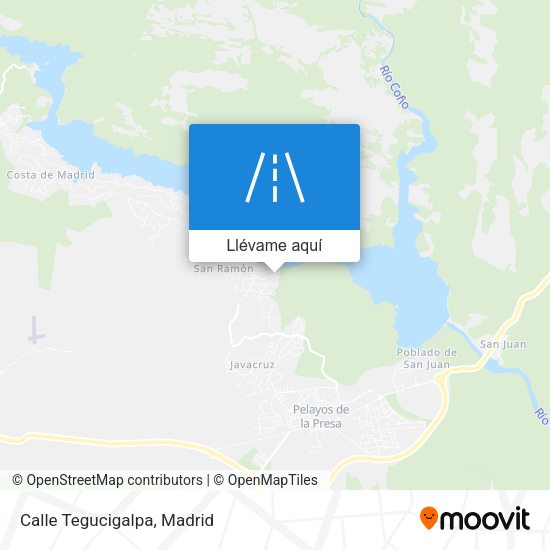 Mapa Calle Tegucigalpa