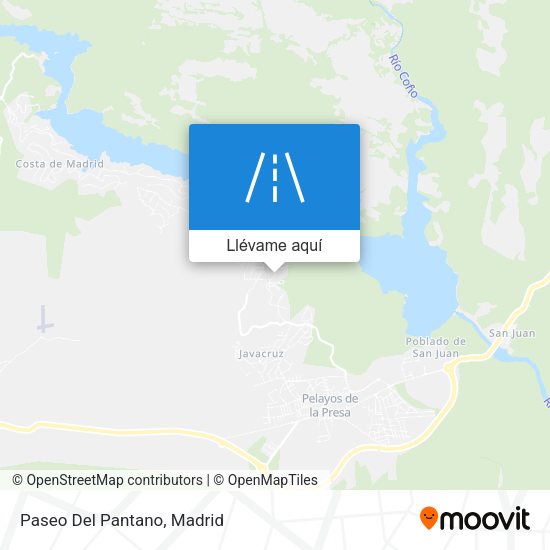 Mapa Paseo Del Pantano