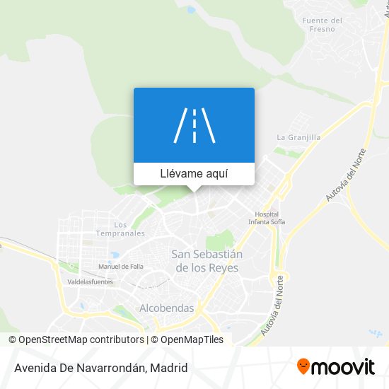 Mapa Avenida De Navarrondán