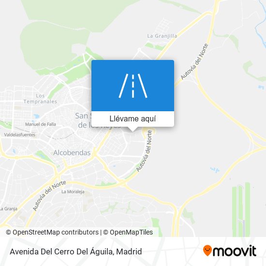Mapa Avenida Del Cerro Del Águila